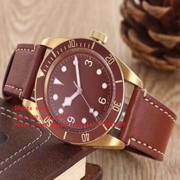 Последняя версия 6 Цветные часы 79200B KW Dive Watch 41 5 -миллиметровый кожаный браслет высококачественный механический автоматический мужской WATC235M