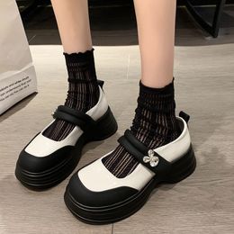 Dress Shoes Ladies Shoes Mary Janes Women's Pumps Casual Platform Black White Versatile Uniform Student Shoes High Quality Lolita Shoes 230721