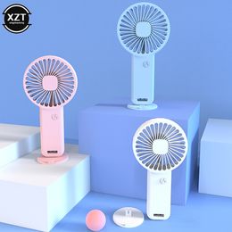 Other Home Garden Handheld Fan USB Rechargeable Mini Portable Air Cooler Desktop Silent Phone Stand 230721