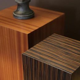 Boxes Ebony (q.c) Natural Wood Veneers Wood Wooden Blanks Slices Decoration for Bedroom Chair Table Diy Furniture Natural 250x15 Cm