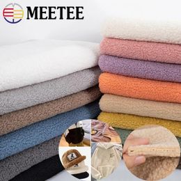 Embossing 50x165cm Thickened Lamb Wool Fabric Cashmere Fleece Cloth Soft Warm Plush Doll Pet Coat Clothes Fabric Diy Apparel Sewing Fabric