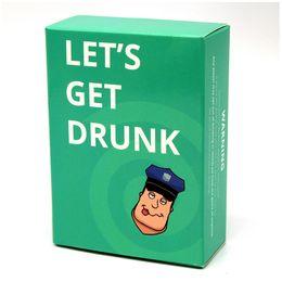 Wholesales Let's Get Drunk Board Game Adults Drinking Party Card Game with 88 Cards