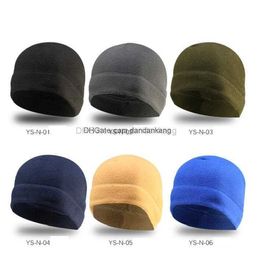 winter fleece beanie hat outdoor sport cycling Balaclava hats tactical warmer skullcap men women ski running camo skull caps