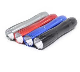 high quality mini portable hand battery power flashlights waterproof outdoor Travelling hiking camping torch lamp battery flashlight