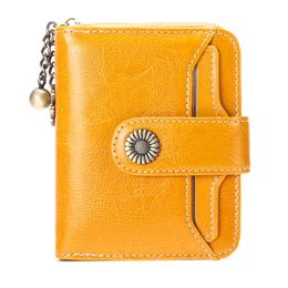 Bolsas de noite carteira feminina de couro genuíno de alta qualidade RFID antifurto porta-cartões porta-moedas carteiras femininas bolsa clutch 230721