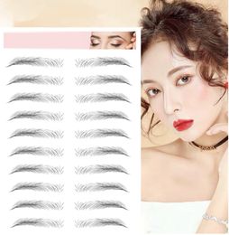 Eyebrows Sticker Water Transfer Hair-like Eye Brow Tattoo Stickers False Eyebrow Enhancers Waterproof Eye Brow