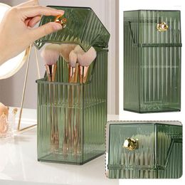 Storage Boxes Plastic Makeup Brush Holder Organizer Lipstick Eyebrow Cosmetic Pencil Desktop Bucket Box Sto Y6T1