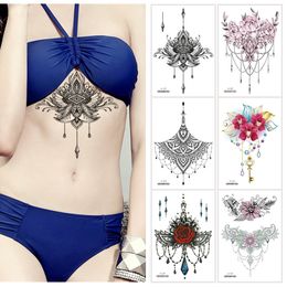37 Kinds Adult Temporary Tattoo Sticker Waterproof For Women Men Chest Back Tatto Body Art Makeup Disposable tatouage temporaire