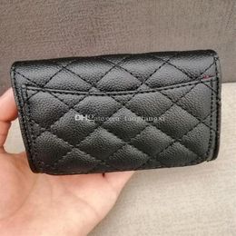 Storage Bags Women's Fashion Card Holders Leather Lambskin Quilted Flap Mini Wallets Female Purses Card Holder Coin Pouch bag2711