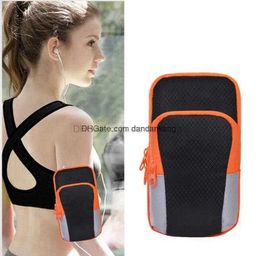 Sports Running Bag Arm Packs Outdoors Pouch Mobile Phone Pack Case Armband On Hand For 4-5 Inch Universal Phones