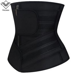 Custom Plus Size Fajas Body Shaper Steel Bones Double Straps Corset Belt Latex Waist Trainer Women