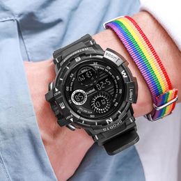 Fashion Military Digital Watch for Men's Sports Waterproof Outdoor Chronograph Hand Clock G Electronic Shock Infantry Wristwatch