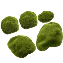 Decorative Flowers Wall Decoration Fake Moss Stones Emulated Mossy Mould House Decorations Home