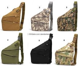 Oudoor Waterproof Tactical bags outdoor sports Rucksack Knapsack Assault Combat Camouflage Versipack Molle Chest Bag cross body pack army pocket