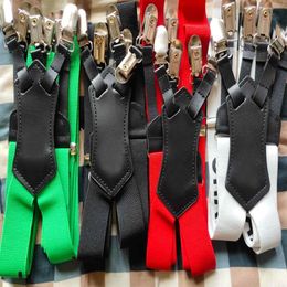 4 colours Designer Fashion Suspenders For Man And Women 3 0x115cm Six Clip2830