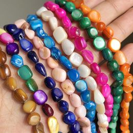 Beads 6-10mm Irregular Natural Conch Shell Charms Gravel Pearl For Jewellery Making Diy Handmade Bracelet Necklace