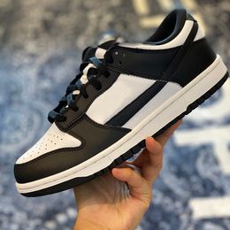 Popular Low Black White Dunks Running Shoes Mens Womens Sneakers Cheaps Price 7A Quality Designer Shoes Training Shoes Panda Grey Fog University Blue No Box