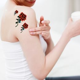 for Women Tattoo Sticker Tattoo Gift 3D Temporary Waterproof Temporary Tattoo Sticker Body Art Tattoos Butterfly Rose Flower Fea