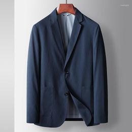 Men's Suits Casual Suit 2023high-quality Single West Mid-green Fashion Young Luxury Business Will Windproof Coat Tide Blazer Men