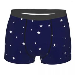 Underpants Boxer Cartoon Starry Sky Shorts Panties Briefs Men Underwear Stars Soft For Male Plus Size