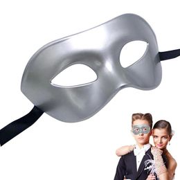 Masquerade Props Halloween Male Retro Half Face Cover Portable Face Cover For Holiday Costumes Carnival Party