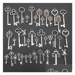 Charms Vintage Ancient Bronze And Antique Sier Hand Key Pendants Mixed Lot Punk Diy Jewelry Accessories Fitting Set Drop Delivery Fi Dhi9A