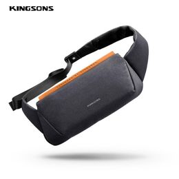 Kingsons Small Chest Bag High Quality Shoulder Bag Men Messenger Bags Male Waterproof Sling Bag Boy Walking Bagpack Cross Body289c