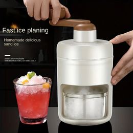 1 Labor-saving Shaving Ice Machine Manual Household Small Shaving Ice Machine Differential Centrifugal Unplugged Manual Crank Ice Breaking Ice Making Smoothie