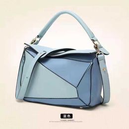 Designer Puzzle Handbag Brand Premium Leather Puzzle Crossbody Bag Geometric Design Sense Large Capacity young lady Puzzle Mini tote