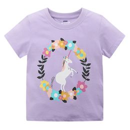 Toddler Infant Baby Girls Clothes Cotton short sleeve summer T Shirts O Neck Design Girl Top for 1-6y T-shirt