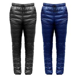 Skiing Pants Down Men Outdoor Thickened Climbing Warm Slim Trousers S-5XL Waterproof Camping Thermal262l