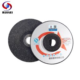 Tang Rijilei 5pcs/lot Thick 6mm 4 Inch Stainless Steel Polising Pad Cutting Discs Metal Grinding Wheel Angle Grinder Disc Cx02