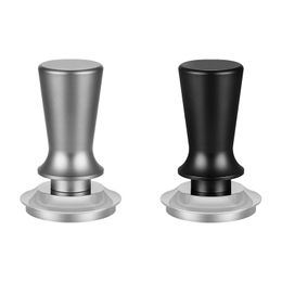 Tools 53mm Calibrated Espresso Coffee Tamper with Spring Loaded Position Limited Design Constant Pressure Hand Tamper