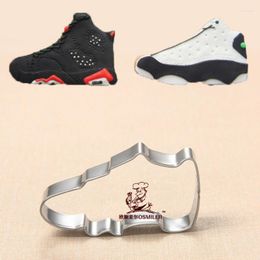 Baking Moulds 1pcs Sneakers Sport Shoes Moldes Metal Cookie Cutter Patisserie Reposteria Macaron Cupcake Fondant Cake Tool Kitchen