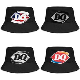 Dairy Queen DQ ice cream for men and women buckethat cool fashion bucket baseballcap White marble Vintage old American flag Plaid2710