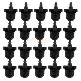 Watering Equipments 20pcs 1/4' Barb Tubing Adapter For Drip Irrigation Capillary Hose
