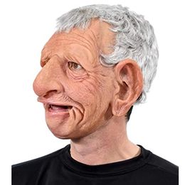 The Super Soft Middle Age Man Cosplay Latex Face Mask