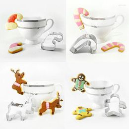 Baking Moulds 1pcs Patisserie Christmas Hanging Cup Metal Cookie Cutter Fondant Cake Decor Biscuit Pastry Mould