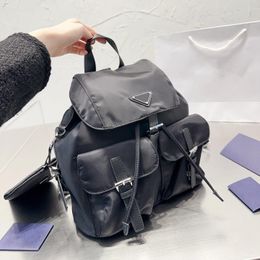 28x30x15cm Designers Crossbody Bags Luxury Women Briefcases Brand Nylon Messenger Envelope Bag Bucket bag Top clutch bag P Triangle Mobile phone bag