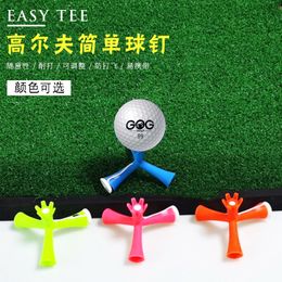 Golf Tees 1pc Brand Adjustable Tee Tripod Height Plastic Holder for Practice Training Kids Wife Beautiful Gift 230721