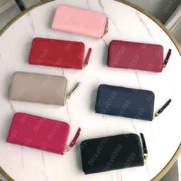 Women Wallets long coin Purse Designer Bags Card Holder women Colour embossing zipper Purses Fashion mens wallet luxury bag wholesa311q