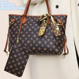 Whole factory ladies shoulder bags 2 elegant style retro letters handbag fashion Joker silk scarf printed tote bag plug-in coi275x