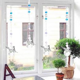 Garden Decorations Metal Butterfly Crystal Suncatcher Pendant Good Refraction Effect Wind Chimes For Window Home