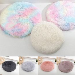 Kennels Round Pet Mat Cat Dog Mattress Plush Soft Fluffy Blanket Products Suitable For Small And Medium-sized Dogs Cats