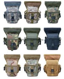 Oxford Cloth Men Tactical Pockets Leg pack Messenger Bag Shoulder Strap Hip Wallet Bags Thigh Pocket molle army canvas waistbag