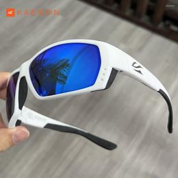 Sunglasses White TR90 Frame Square Brand Mens Mirrored Polarised UV400 Rubber Cover Sport Fishing Eyewear Driving