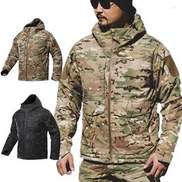 Men's Jackets M65 Military Tactical Jacket Waterproof Windbreaker Hoodie Sports Multi Pocket