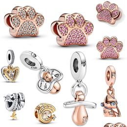 Charms 100 925 Sterling Sier Cute Pendant S925 Baby Pacifier Charm For Pandora Bracelet Jewellery Fashion Accessories Drop Delivery Fi Dh0Vl