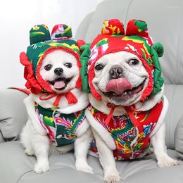 Dog Apparel Autumn And Winter Small Medium Large Dogs Cats Pets Years Spring Festival Two-legged Clothes Clothing