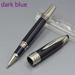 high quality JFK Dark Blue metal Roller ball pen Ballpoint pen Fountain pen office stationery Promotion Write ink pens Gift 220S